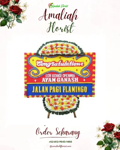 Bunga Papan Congratulation di Bastiong Talangame